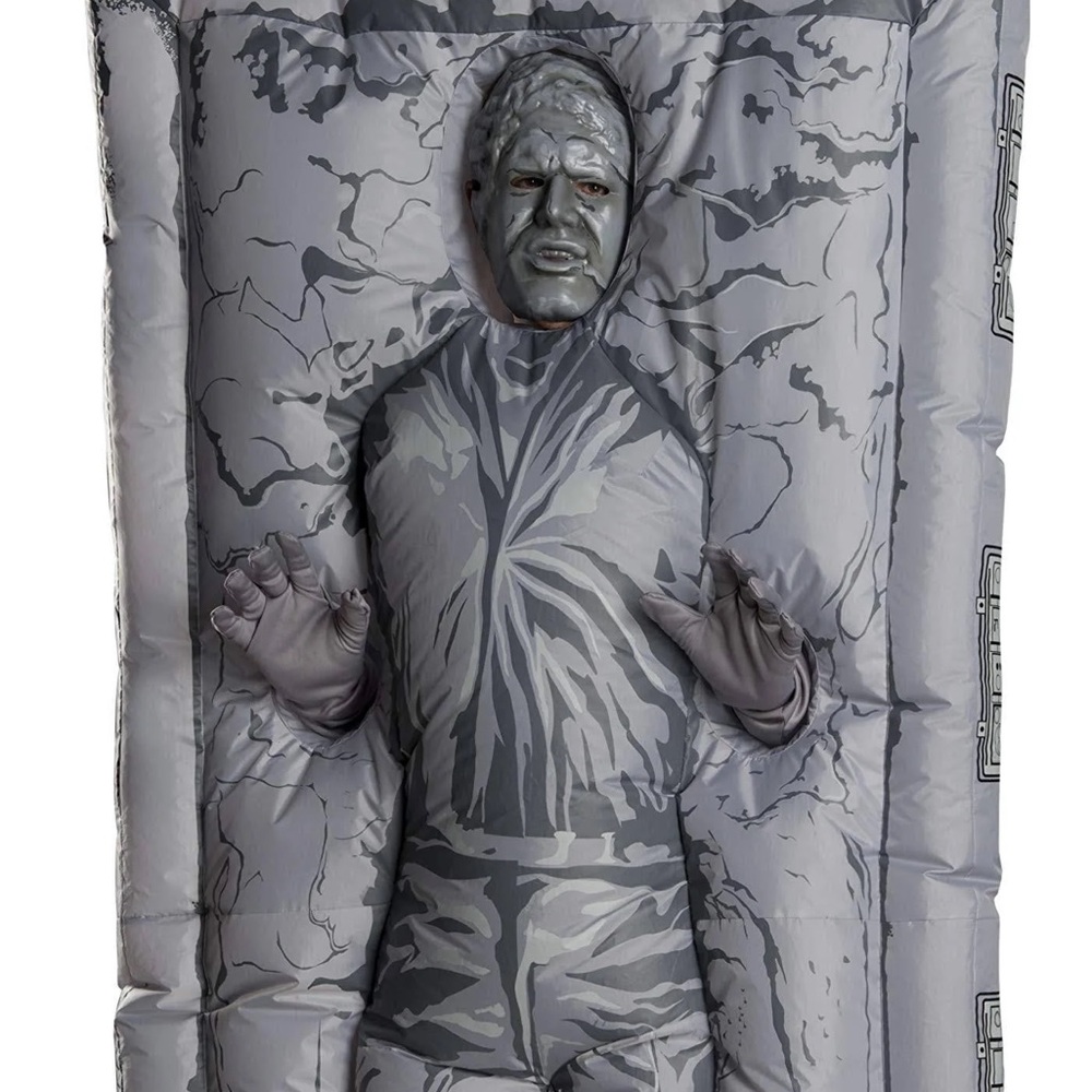 EUC Han Solo in Carbonite Halloween Star Wars inflatable costume